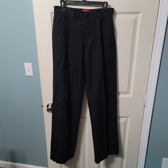 Parasuco Black Button-Fly Relaxed Straight Skater/Grunge Pants Size 31‎ - Picture 1 of 13